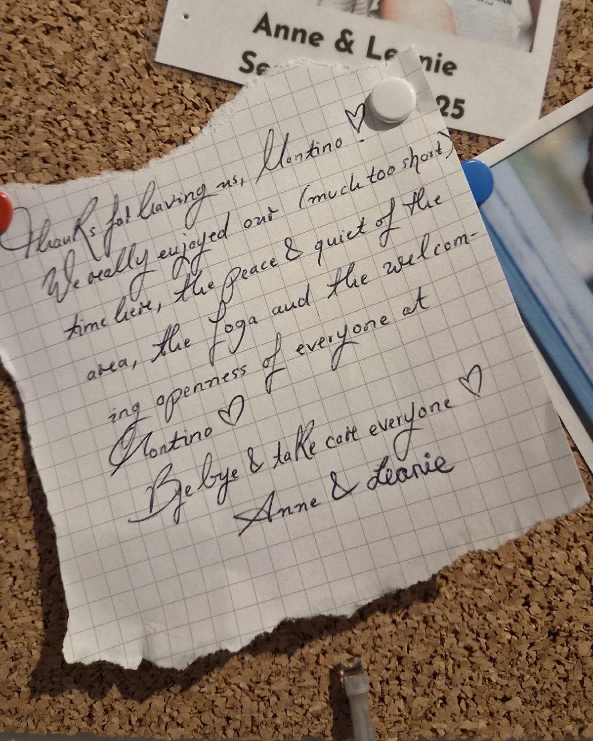 Note from Anne & Leonie